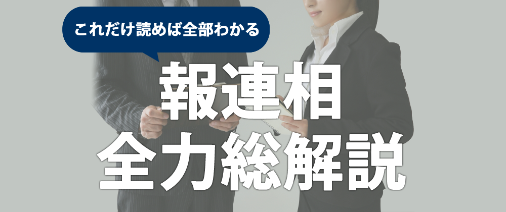 これだけ読めば全部わかる報連相全力総解説